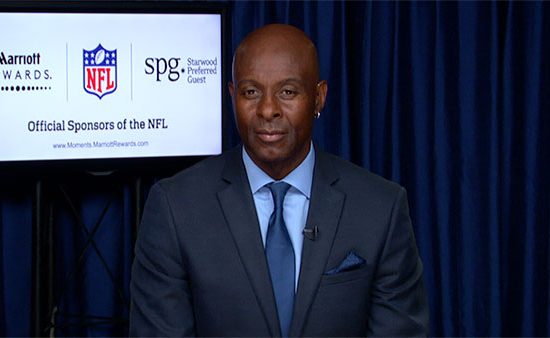 Satellite Media Tour for Marriott with Jerry Rice