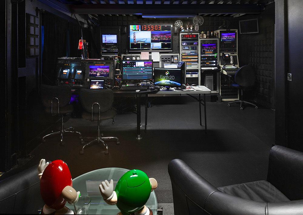 broadcast control room